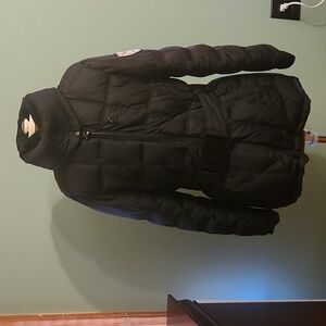 Coogi Black Long Thick Puffer Coat